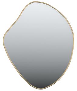 Nástenné zrkadlo zlaté 60x50 cm