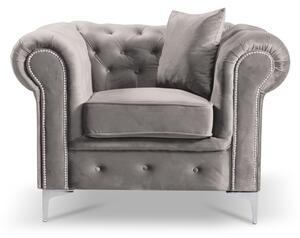 Kreslo Roma Chesterfield Béžová