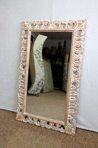Zrkadlo LUGAR hnedá natural, 100x60 cm, exotické drevo, ručná práca