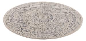 Dekorstudio Moderný okrúhly koberec ART 1652 sivý Priemer koberca: 200cm