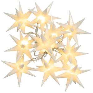 Nexos 86215 Vianočné LED hviezdy - 10 LED, teple biele, priehľadný kábel