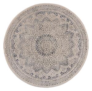 Dekorstudio Moderný okrúhly koberec ART 1652 sivý Priemer koberca: 120cm