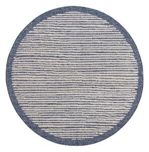 Dekorstudio Moderný okrúhly koberec ART 2231 modrý Priemer koberca: 120cm