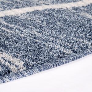 Dekorstudio Moderný okrúhly koberec ART 2646 modrý Priemer koberca: 120cm