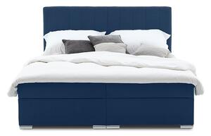 Čalúnená posteľ GRENLAND 160x200 cm Modrá