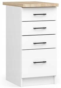 Kuchynská skrinka OLIVIA S40 4S - biela