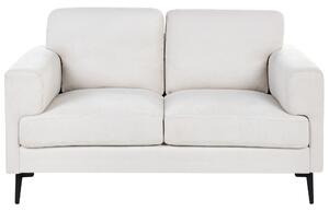 2-miestna pohovka svetlobéžové látkové čalúnenie železné nohy minimalistický štýl mid century modern