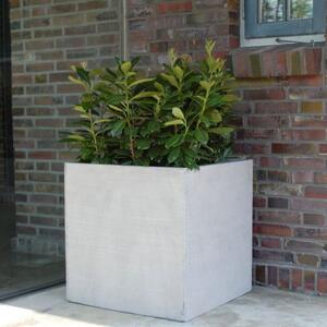 Kvetináč BLOCK, sklolaminát, 60x60x60 cm, betón design