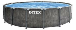 Intex 26742 Bazén Prism Frame Greywood Premium 4,57 x1,22 126742