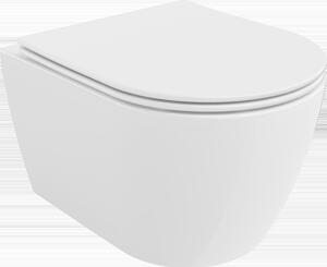 Mexen Carmen WC misa Rimless s pomaly padajúcim sedátkom, duroplast, biela - 30880400