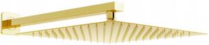 Mexen dažďová sprcha slim 25 x 25 cm s sprchovým ramenom, zlatá - 79125112-50