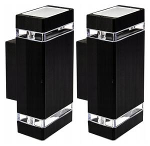 ECOLIGHT 2x LED záhradné nástenné svietidlo GU10 vonkajšie vodeodolné