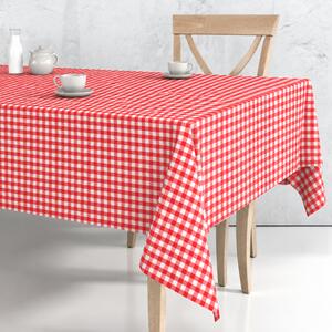Obrus ​​PVC Mirabella 7400A - Kocky červené 140cm x 20m