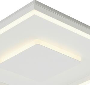 Stropné LED svietidlo QUADRATE biela