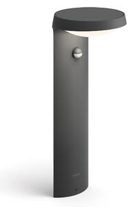 Philips 8719514476899 Tyla exteriérový stĺpik LED so senzorom 9W 930lm/200lm 4000K antracit