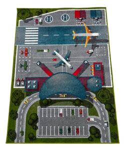 Detský koberec KOLIBRI letisko, 133x190 cm