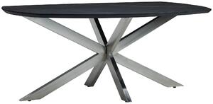 JEDÁLENSKÝ STÔL, mangové drevo, čierna, 180/100/76 cm P & B - Online Only jedálne, Online Only
