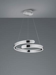 Trio R37071106 LED závesné stropné svietidlo Parma 1x37W | 4500lm | 4000K - stmievateľné, Dimmer Switch, chróm