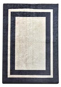 Conceptum Hypnose Koberec Black Frame 80x150 cm biely/ čierny