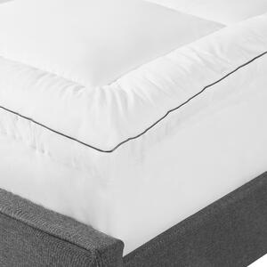 Vrchný poťah na matrac biela bavlna Japara 90 x 200 cm výška 4 cm doplnky spálňa