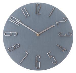 Nástenné hodiny METALLIC sivá, ⌀ 31 cm