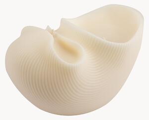 Ručne vyrobená sviečka Shell, V 16 cm