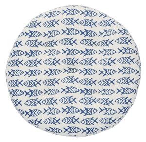 Okrúhly podsedák Fishes Blue Ø 45 cm