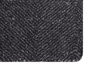 Hanse Home Collection koberce Rohožka Clean & Go 105350 Black Anthracite Rozmery koberca: 45x67