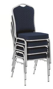 Jedálenská stolička Carn S (strieborná + modrá). Vlastná spoľahlivá doprava až k Vám domov. 796068