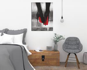 Wallity Obraz FLORARO 30x40 cm čierny/červený