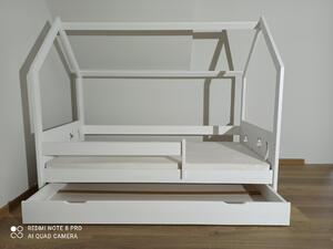 Detská posteľ domček D3 DMJ GWNG s prístelkou - 180x80 cm