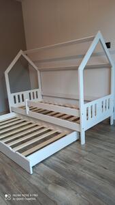 Detská posteľ domček D9 DMJ ZCNG s prístelkou