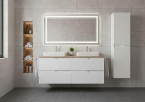MODERN biely W160DW závesná skrinka pod umývadlo 160 cm