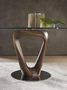 MOBIUS dizajnový stôl s masívnou nohou obdĺžnik