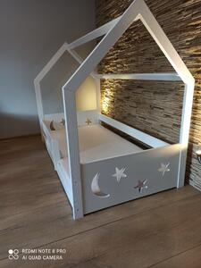 Detská posteľ domček D3 GWN - 200 DMJ - 200x80 cm