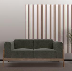 Lamely 3D Stenová lamela 3D PLUS - Lamela Biela + MDF doska Mocha mousse