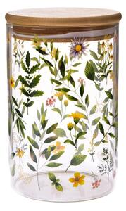 Sklenená dóza na potraviny Wildflowers – Dakls