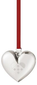 Vianočná ozdoba Heart Palladium 2025