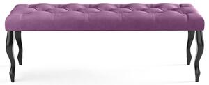 Lavica CHESTERFIELD 100x40 cm Fialová