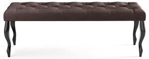 Lavica CHESTERFIELD 60x40 cm Hnedá