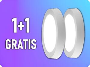 V-TAC LED prisadený panel s napájacím zdrojom 18W, 1850lm, Samsung chip, okrúhly, 1+1 zadarmo! Farba svetla: Denná biela