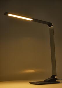 Stolná LED lampa PETRA strieborná