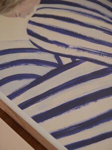 Autorský plagát Blue Stripe At Concorde by Sofia Lind 30 x 40 cm