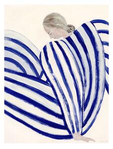 Autorský plagát Blue Stripe At Concorde by Sofia Lind 50 x 70 cm