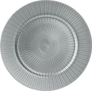 Podložka pod tanier Silver Stripes, 33 cm
