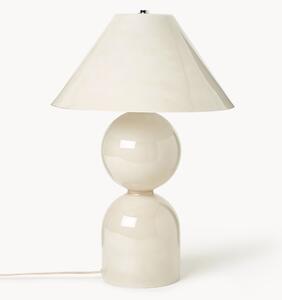 Veľká sklenená stolová lampa's nastaviteľným tienidlom Danielle