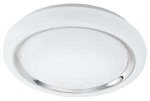 Stropné LED svietidlo CAPASSO biela/strieborná
