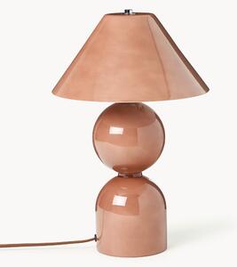 Sklenená stolová lampa's nastaviteľným tienidlom Danielle