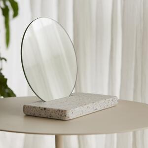 Stolné kozmetické zrkadlo Terrazzo ⌀12 cm