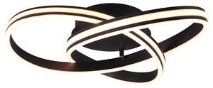 Stropné LED svietidlo YARA čierny kov
